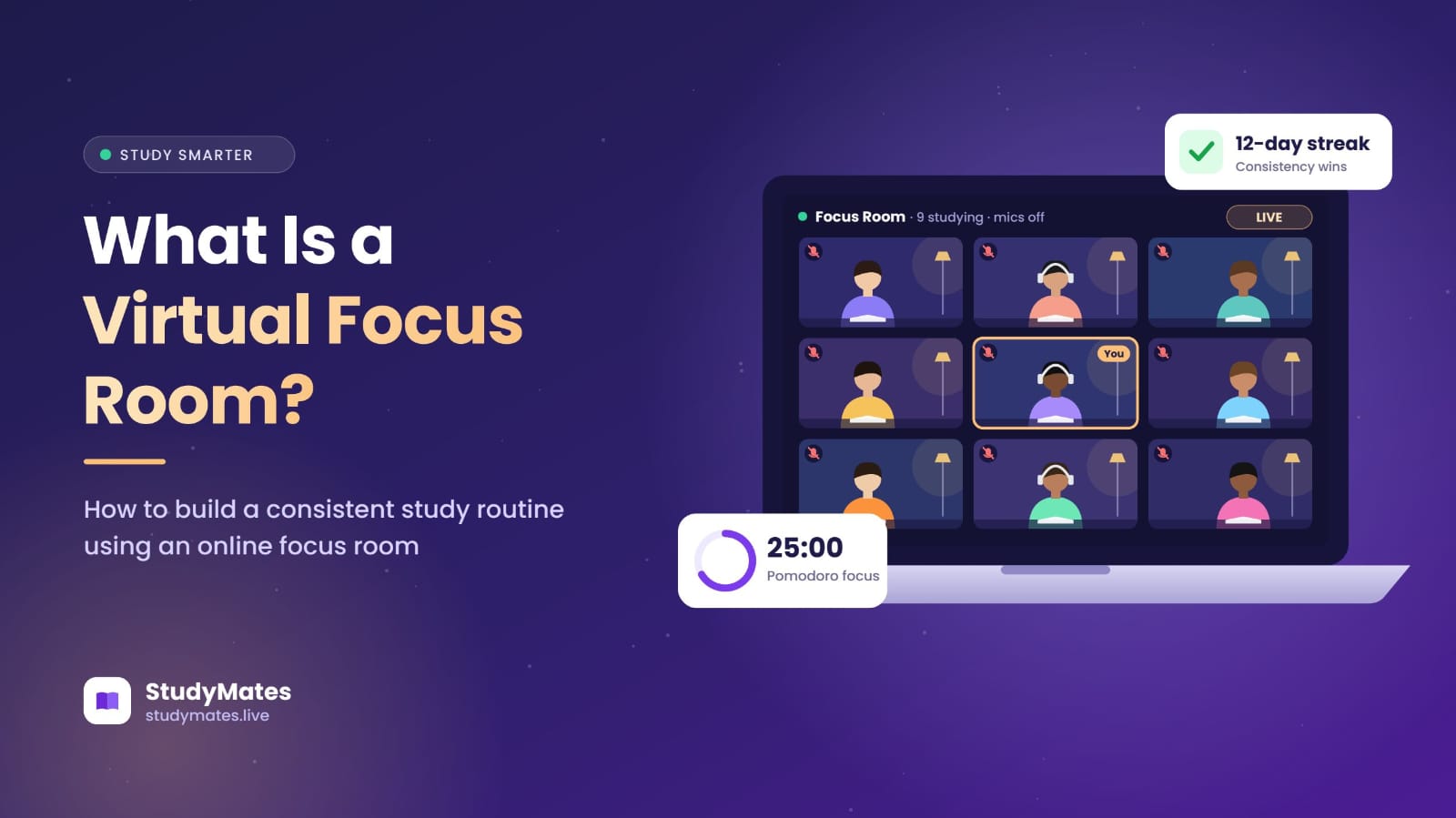 What Is a Virtual Focus Room? How to Build a Consistent Study Routine Using an Online Focus Room